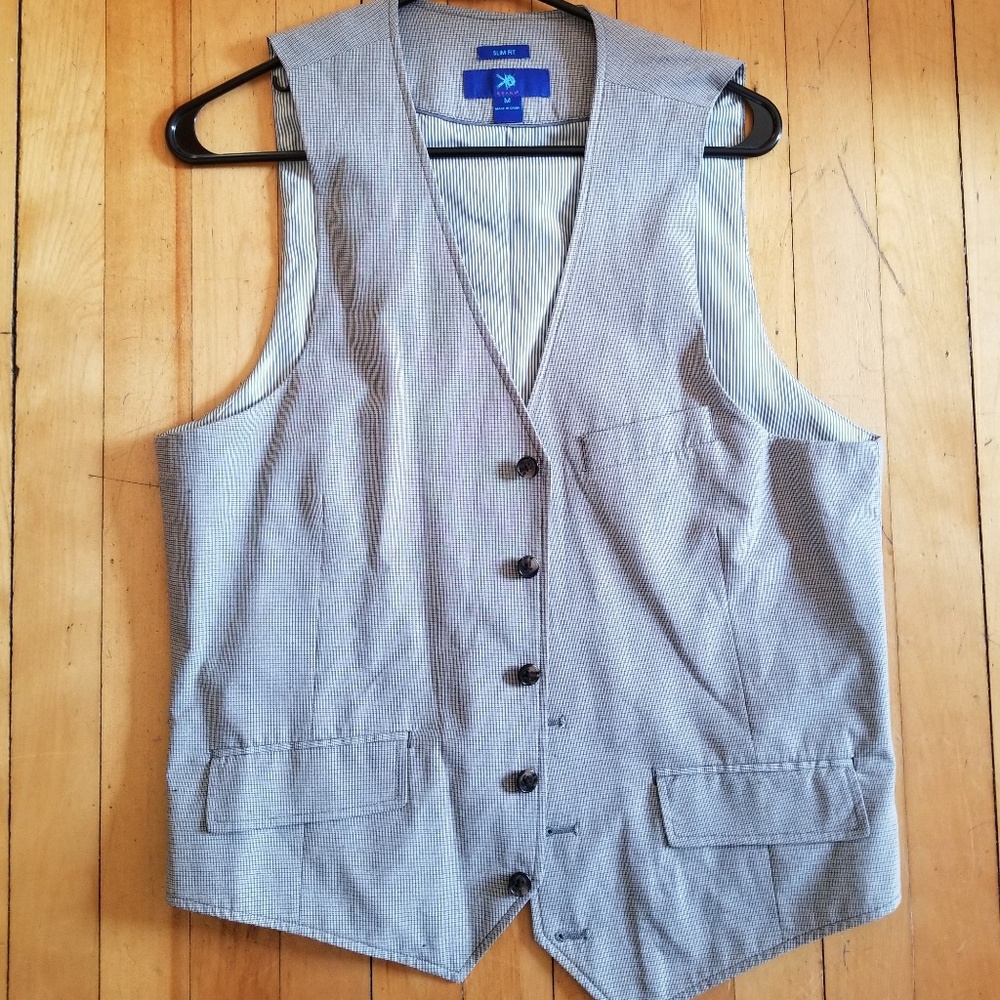 Mens dress vest slim fit
